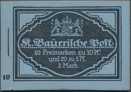 Bayern - Markenheftchen: 1913. Markenheft Prinzregent Luitpold (Mai 1913), Mit ONr. 10, Tadellos Pos - Andere & Zonder Classificatie