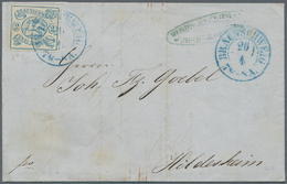 Braunschweig - Marken Und Briefe: 1853, 2 Sgr. Lebhaftpreußischblau, Allseits Vollrandig Und Farbfri - Braunschweig