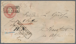 Preußen - Ganzsachen: 1860 (ca.), 1 Sgr. Ganzsachenumschlag (kleine Spuren) Als Paketbegleitung Für - Other & Unclassified