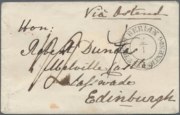 Preußen - Stempel: 1848/1850, 2 Kleine Briefe Nach Edinburgh Mit Stempel "BERLIN MAGDEB. BAHNH. EXP. - Other & Unclassified