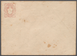 Sachsen - Ganzsachen: 1851, Seltenes Essay Für Ganzsachen-Umschlag 3 Ngr Rotviolett Der Firma Bartsc - Sachsen