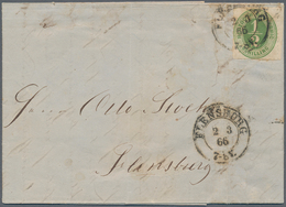 Schleswig-Holstein - Marken Und Briefe: 1866, ½ S. Lebhaftgrünoliv, Farbfrisch Und Mit Allseits Sehr - Sonstige & Ohne Zuordnung