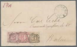 Thurn & Taxis - Marken Und Briefe: 1859 - 1862 (Markenausgaben), 15 Kr. Braunpurpur, 3 Kr. Karmin Un - Altri & Non Classificati