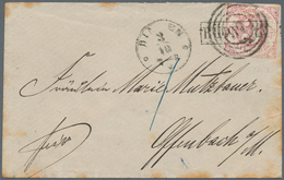 Thurn & Taxis - Landpoststempel: 1862 (Markenausgabe), BÜDESHEIM Ra 1 Schwarz, Als Entwerter Auf 3 K - Andere & Zonder Classificatie