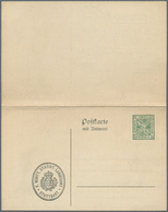 Württemberg - Ganzsachen: 1912. Dienst-Doppelkarte 5+5 Pf Grün "Statistisches Landesamt", Ungebrauch - Sonstige & Ohne Zuordnung