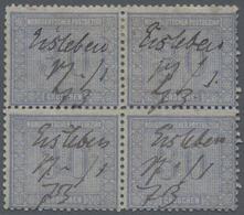 Norddeutscher Bund - Marken Und Briefe: 1869, Freimarke 30 Gr Für Den Innendienst, Gebrauchter Viere - Otros & Sin Clasificación
