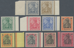 Deutsches Reich - Germania: 1900, Freimarken Germania 2 Pf Bis 80 Pf, Taufrische Luxusserie, Dabei 7 - Nuovi