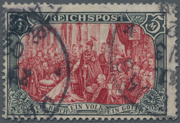 Deutsches Reich - Germania: 1900, 5 Mark Reichspost, Sogenannte Zwischentype (Rahmen Type I, Mittels - Nuovi