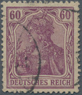 Deutsches Reich - Germania: 1905, 60 Pfg. Germania, Friedensdruck In Der Seltenen Farbe Violettpurpu - Nuevos