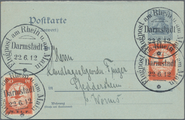 Deutsches Reich - Germania: 1912,FLUGPOST RHEIN-MAIN: 20 Pfg. Flugpostmarke Und 10 Pfg. "E. EL.P." A - Nuevos