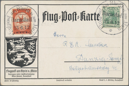 Deutsches Reich - Germania: 1912 Flugpost "E.EL.P.": Sowohl 10 Pf. Als Auch 20 Pf. Mit Aufdruck "E.E - Unused Stamps