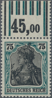 Deutsches Reich - Inflation: 1918, Freimarke 75 Pf Bläulichgrün/gelbschwarz, Postfrisches Exemplar V - Nuovi