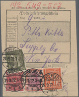 Deutsches Reich - Inflation: 1921, Germania 3 M Auf 1 1/4 M U.a. Als Seltene (auf Verlangen), Gebühr - Unused Stamps