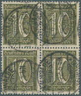 Deutsches Reich - Inflation: 1921, Ziffern 10 Pf. Mit Wasserzeichen 2 (Waffeln) Im Sauber Gezähnten - Unused Stamps