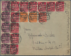 Deutsches Reich - Inflation: 1923, Fernbrief Mit Wertvoller Aufbrauchsfrankatur Ab Berlin Unter Ande - Unused Stamps