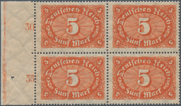 Deutsches Reich - Inflation: 1923, 5 Mark Querformat In Guter Farbe Braunorange Mit Wasserzeichen Wa - Ungebraucht