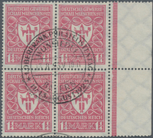 Deutsches Reich - Inflation: 1922, 1 1/4 Mark Gewerbeausstellung Helllilarosa, Im Dekorativen Vierer - Nuovi