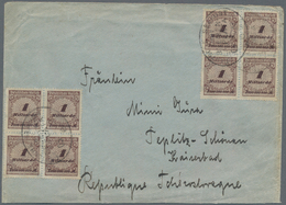 Deutsches Reich - Inflation: 1923, 1 Milliarde In Zwei 4er-Blöcken Auf Bedarfsbrief Aus BUENOS AIRES - Ongebruikt