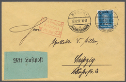 Deutsches Reich - Weimar: 1927, 25 Pf. I.A.A. Als Portogerechte Einzelfrankatur Auf Luftpost-Brief V - Sonstige & Ohne Zuordnung