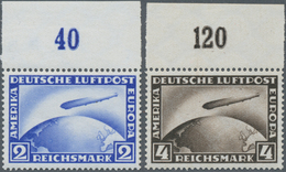 Deutsches Reich - Weimar: 1928, Flugpostmarken: Luftschiff "Graf Zeppelin L.Z. 127", 2 RM Und 4 RM A - Autres & Non Classés