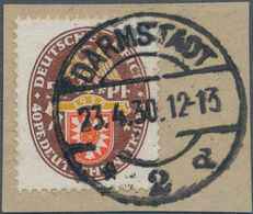 Deutsches Reich - Weimar: 1929 'Nothilfe' 50+50 Pf. Mit Plattenfehler "PE" Statt "PF" Links, Gebrauc - Otros & Sin Clasificación