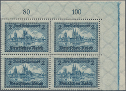 Deutsches Reich - Weimar: 1930, Freimarke: Bauwerke Mit Wertbezeichnung "2" Reichsmark, Postfrisch, - Other & Unclassified