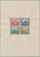 Deutsches Reich - Weimar: 1930, IPOSTA-Block, Postfrischer, Unsignierter Taufrischer Luxusblock Völl - Andere & Zonder Classificatie