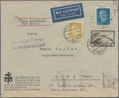 Deutsches Reich - Weimar: 1931, Polarfahrt 4 RM. In MiF Mit 105 Pfg. Reichspräsidenten Portogerecht - Altri & Non Classificati