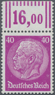 Deutsches Reich - 3. Reich: 1933, 40 Pfg. Hindenburg (Waffeln), Einwandfrei Postfrisches Ungefaltete - Unused Stamps