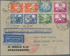 Deutsches Reich - 3. Reich: 1934, Wagner, Bunte 1.50 RM-Frankatur Incl. 20 Pfg., 25 Pfg. Und Zwei We - Nuovi
