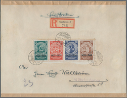 Deutsches Reich - 3. Reich: 1933, Nothilfeblock In Originalgröße, Echt Und Zeitgerecht Gestempelt CU - Unused Stamps