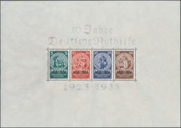 Deutsches Reich - 3. Reich: 1933, Blockausgabe Dt. Nothilfe, Sauber Ungebrauchter Block Mit Den Orig - Unused Stamps