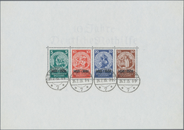 Deutsches Reich - 3. Reich: 1933, Blockausgabe "10 Jahre Deutsche Nothilfe", Luxusblock In Originalg - Unused Stamps