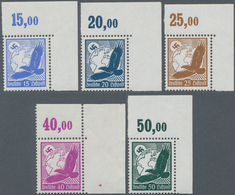 Deutsches Reich - 3. Reich: 1934, 1 Pf. Bis 50 Pf. Flugpost, Ungefaltete Unbeschriftete Luxus-Bogene - Nuevos