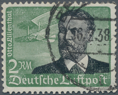 Deutsches Reich - 3. Reich: Mi.Nr. 538 Y Gestempelt, 2 M. Waag. Gummiriffellung Als Gebrauchter Einz - Unused Stamps