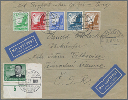 Deutsches Reich - 3. Reich: 1934, 2 RM Lilienthal Aus Der Rechten Unteren Bogenecke Gestempelt "BERL - Unused Stamps