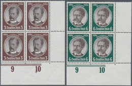 Deutsches Reich - 3. Reich: 1934, "Kolonialfeier" Als Postfrischer, Ungefalteter Luxus-Eckrandsatz U - Unused Stamps