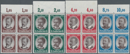 Deutsches Reich - 3. Reich: 1934, "Kolonialfeier" Als Postfrischer, Ungefalteter Luxus-Viererblock-O - Unused Stamps