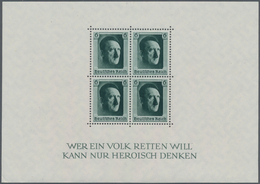 Deutsches Reich - 3. Reich: 1936/1937, Olympia-Blocks Mit SST KIEL, 3 Weitere Blocks Postfrisch, Mi. - Ongebruikt