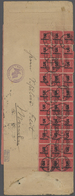 Deutsches Reich - Dienstmarken: 1923, Massenfrankatur Von 279 Werten 5 Mio Auf 100 Mark (eine Marke - Dienstmarken