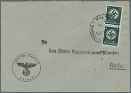 Deutsches Reich - Dienstmarken: 1934, 6 Pfg. Dienstmarke Hakenkreuz Mit Seltener Waagerechter Gummir - Oficial