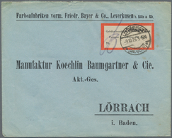 Deutsches Reich - Lokalausgaben 1918/23: LEVERKUSEN, BRAUNSCHWEIG: 1923, Braunschweig-Gebr. Behrens - Brieven En Documenten