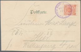 Deutsches Reich - Privatpost (Stadtpost): DANZIG: 1899, 2 Pfg. Orange Der "Danziger Stadt-Brief-Sped - Posta Privata & Locale