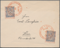 Deutsches Reich - Privatpost (Stadtpost): METZ: 1886, 2 Pfg. Blau Der "Privat- Stadtbriefverkehr-Exp - Private & Local Mails