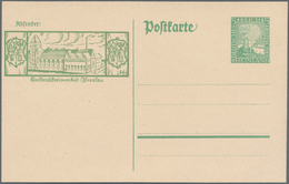 Deutsches Reich - Ganzsachen: 1925, 5 Pf "Rheinland" Ganzsachenkarte Mit Bildzudruck „Hallenschwimmb - Sonstige & Ohne Zuordnung