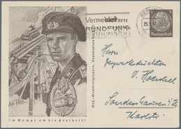Deutsches Reich - Ganzsachen: 1941. Postkarte 6 Pf KdF-Sammlergruppen, Abb: Panzertruppe. Bedarf Mit - Sonstige & Ohne Zuordnung