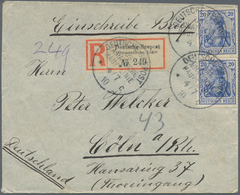 Deutsche Post In China - Besonderheiten: 1910 (4.10.), "DEUTSCHE SEEPOST OST-ASIATISCHE HAUPTLINIE C - Deutsche Post In China