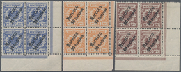 Deutsche Post In Marokko: 1899, Freimarken Krone Adler Mit Diagonalem Aufdruck "Marocco" Und Neuem W - Deutsche Post In Marokko