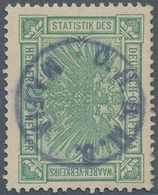 Deutsch-Ostafrika - Britische Besetzung (Mafia): 1915, German 25 H. Fiscal Stamp "STATISTIK DES WARE - German East Africa