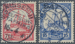 Deutsch-Ostafrika - Stempel: 1912, "KISSENJI" Und "SALALE (DEUTSCH-OSTAFRIKA)" Seltene Kreisobersegm - Deutsch-Ostafrika